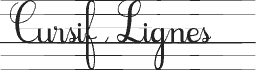 Cursif & Lignes