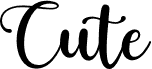 cute - Personal Use