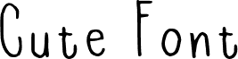 Cute Font Regular