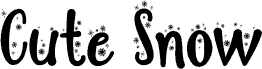 Cute Snow Snow Flake