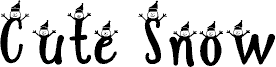 Cute Snow Snowman