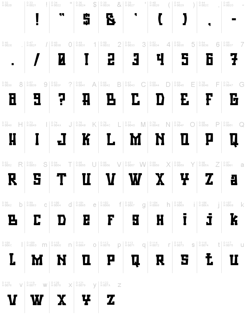 Cuatro Zombies font