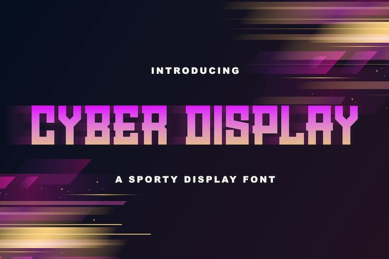 Cyber Display Carattere