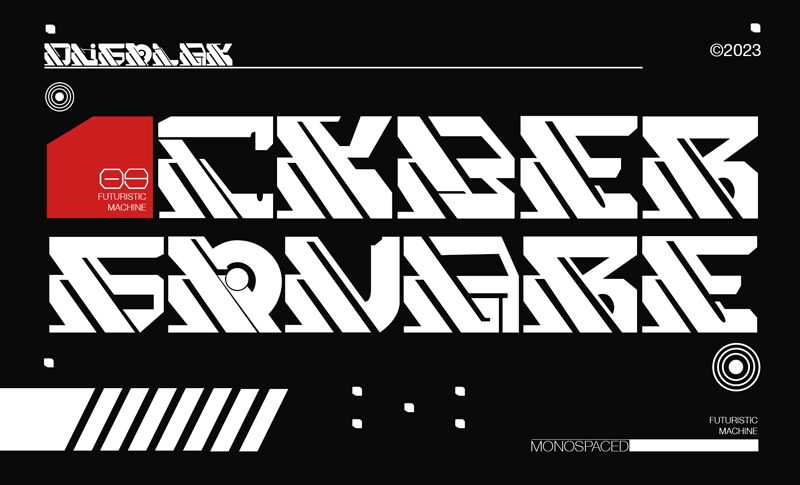 Cyber Square Schriftart