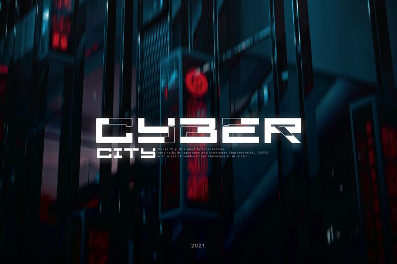 Cyber City Schriftart