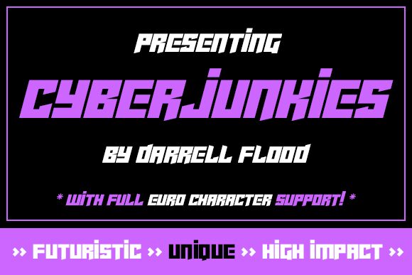 Cyberjunkies Schriftart
