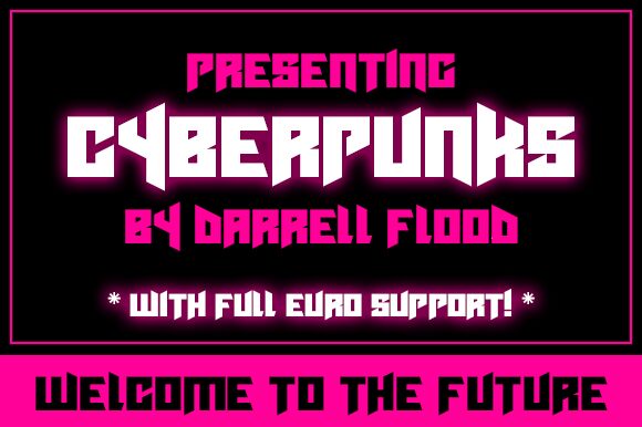 Cyberpunks Fonte