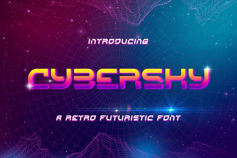 Cybersky Schriftart