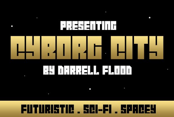 Cyborg City Czcionka