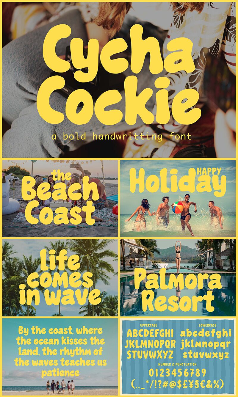 Cycha Cockie Schriftart