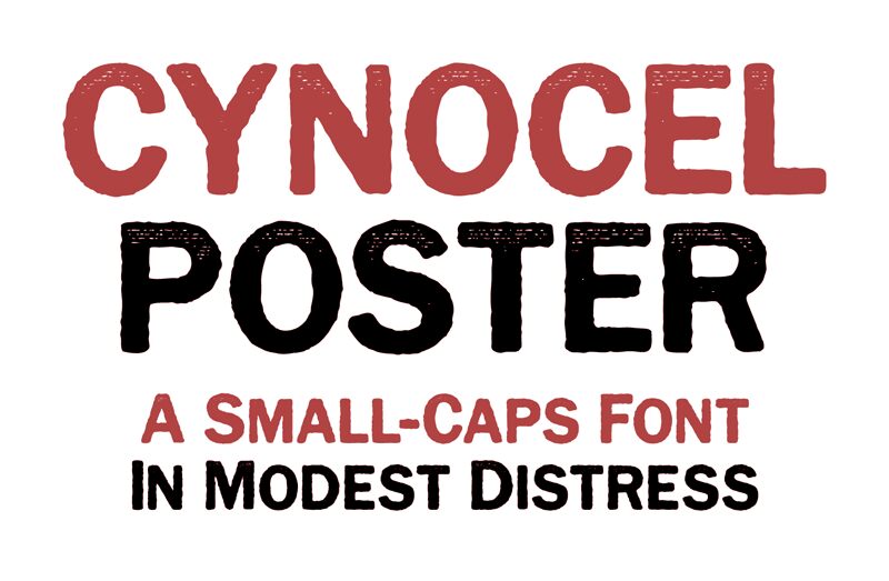 Cynocel Poster Czcionka