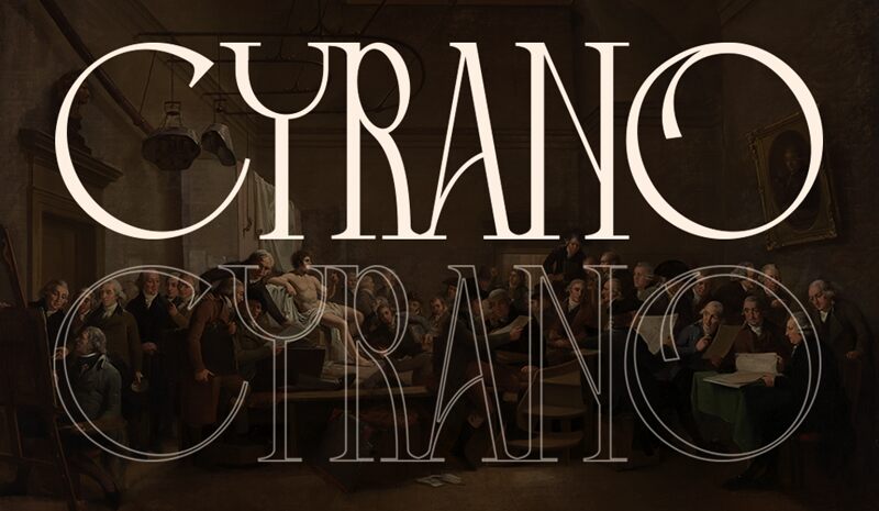 Cyrano Schriftart