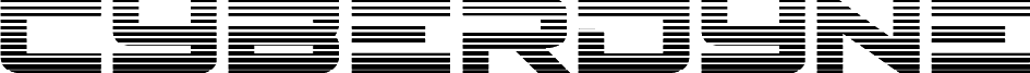 Preview of the Cyberdyne Gradient font
