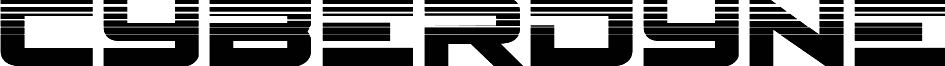 Preview of the Cyberdyne Halftone font