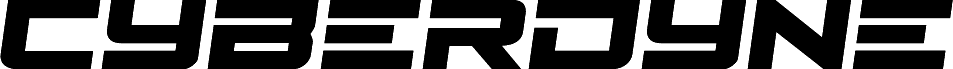 Preview of the Cyberdyne Semi-Italic font