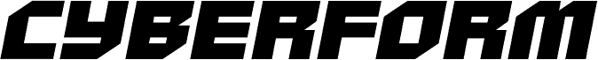 Cyberform Demo Oblique font