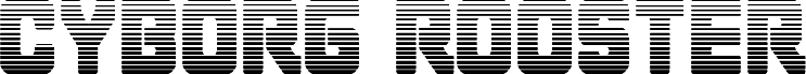Anteprima del carattere Cyborg Rooster Gradient