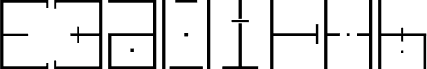 Preview of the Cyboriez font