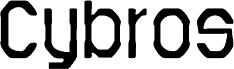 Anteprima del carattere CybrosBlur-Regular Demo