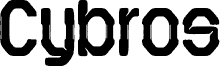 Anteprima del carattere CybrosDrawn-Regular Demo