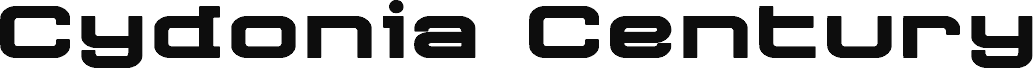 Podgląd czcionki Cydonia Century Bold
