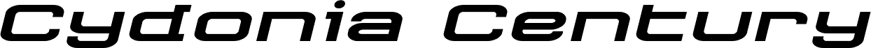 Podgląd czcionki Cydonia Century Expanded Italic