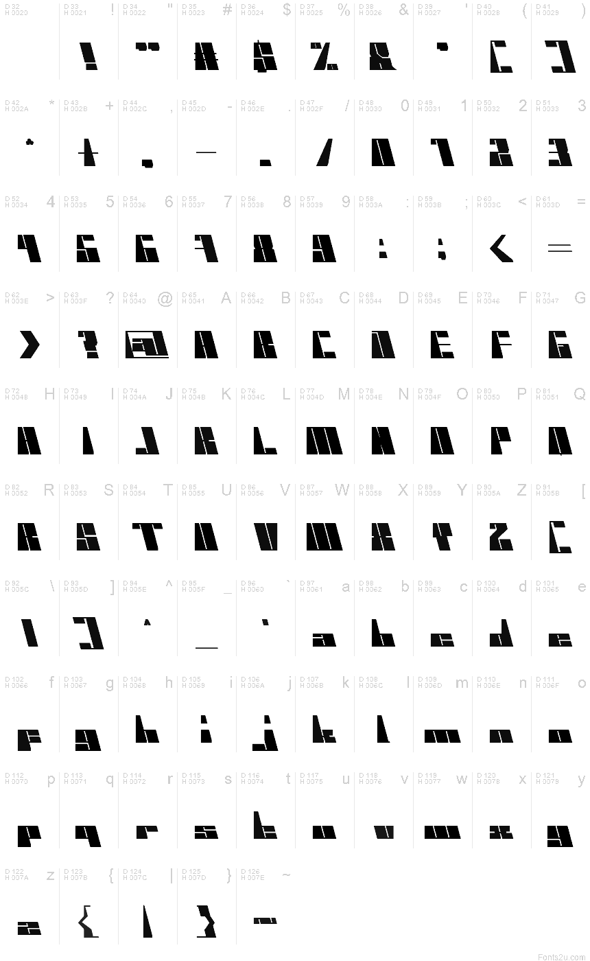 Latin de base - Table de caractères