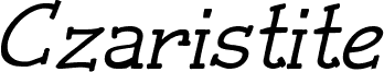 Czaristite Bold Oblique