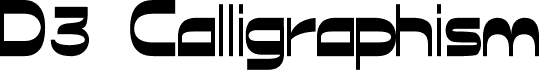 D3 Calligraphism