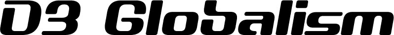 D3 Globalism italic