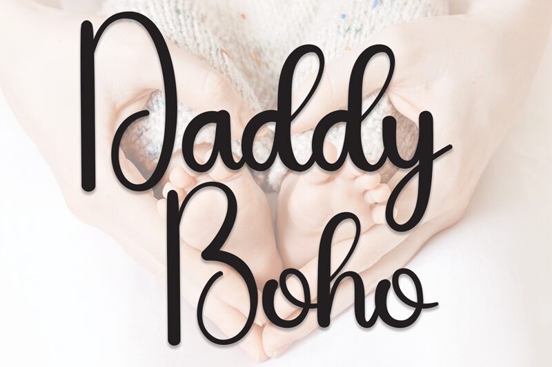 Daddy Boho Czcionka