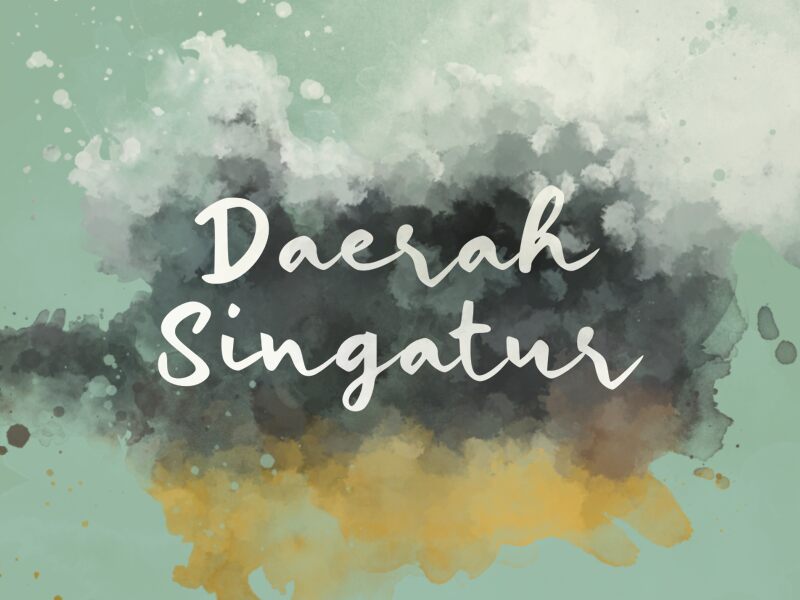 d Daerah Singatur Czcionka
