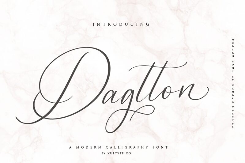 Dagtton Schriftart