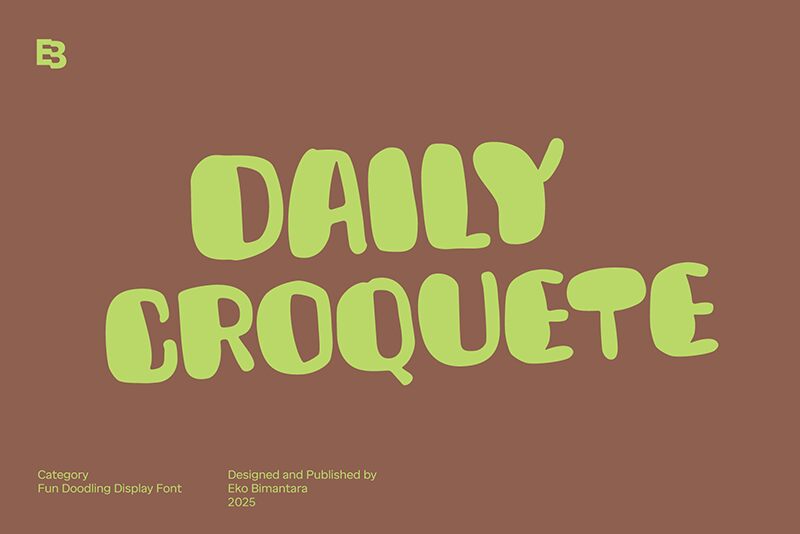 Daily Croquete 字体