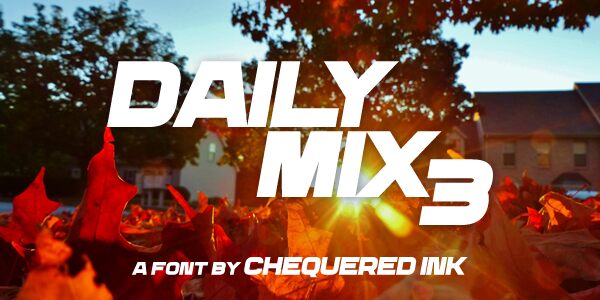 Daily Mix 3 Czcionka