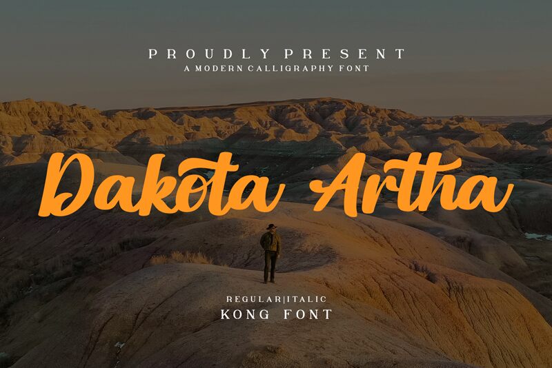 Dakota Artha Schriftart