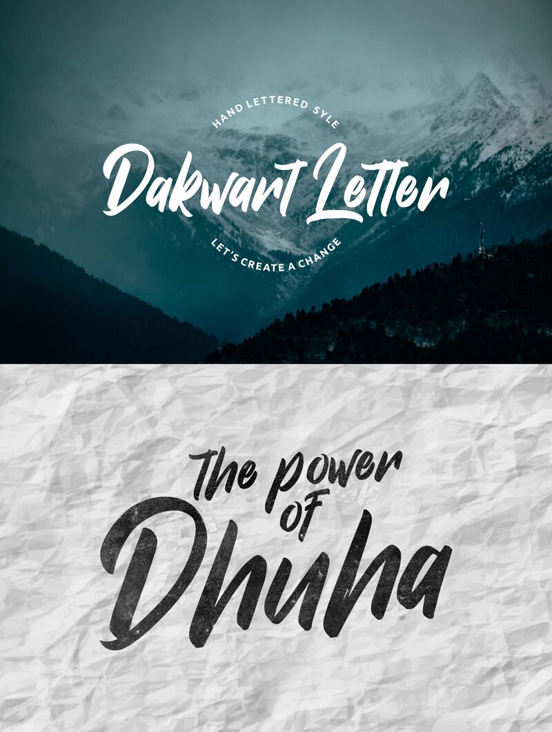 Dakwart Letter Czcionka