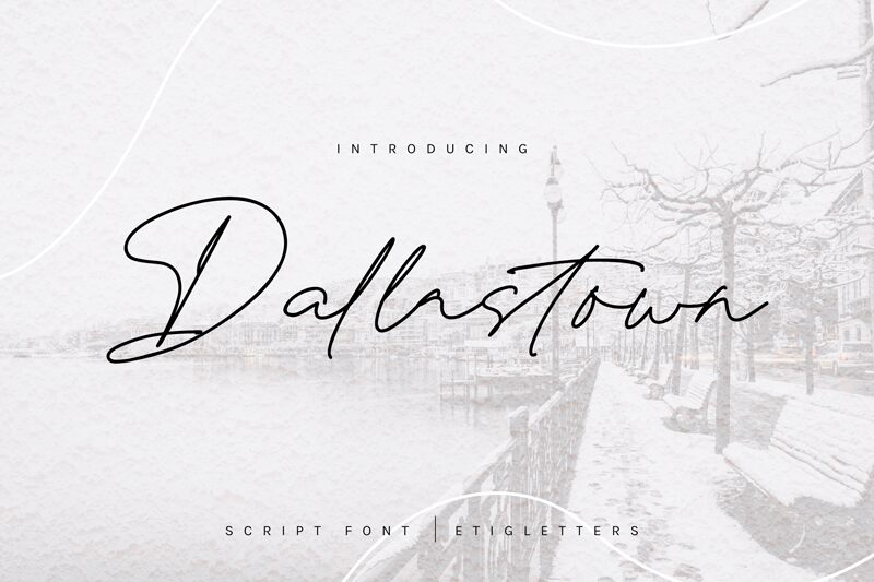 Dallastown Schriftart