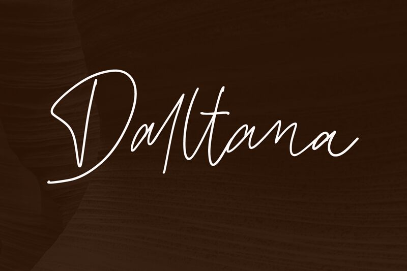 Daltana Schriftart