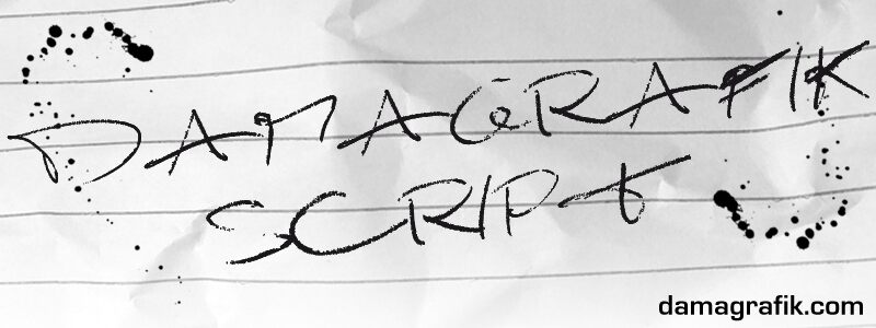 Damagrafik Script Czcionka