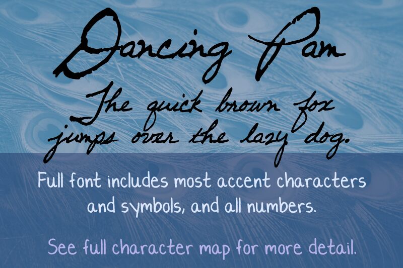Dancing Pam Schriftart