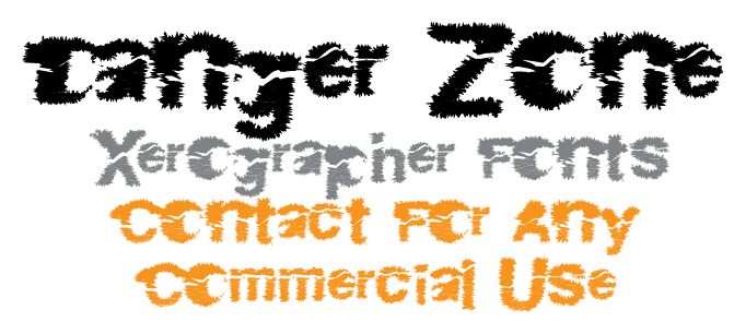 DangerZone Font Fonts2u