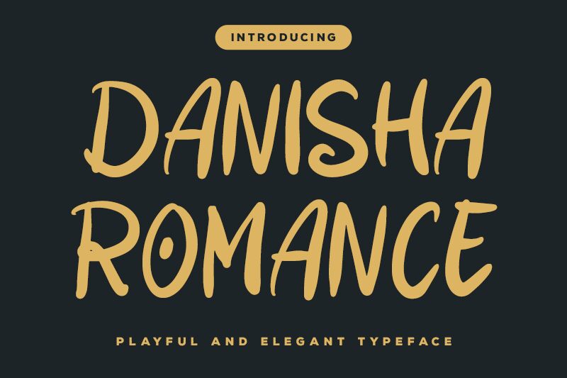 Danisha Romance Czcionka
