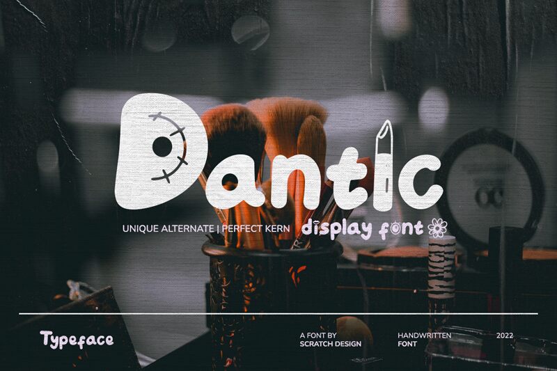 Dantic الخط