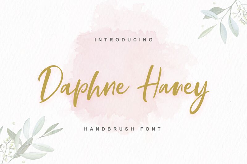 Daphne Haney Schriftart