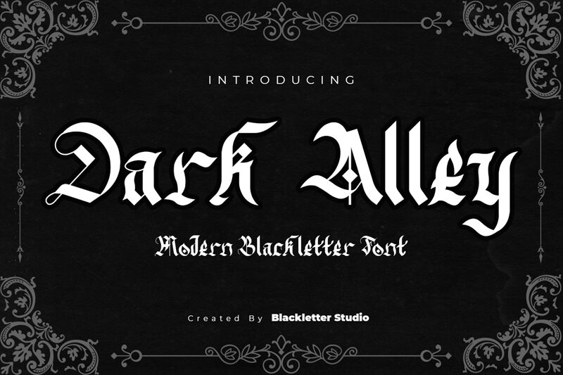 Dark Alley Carattere