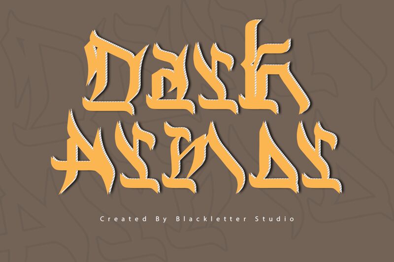 Dark Armor Schriftart