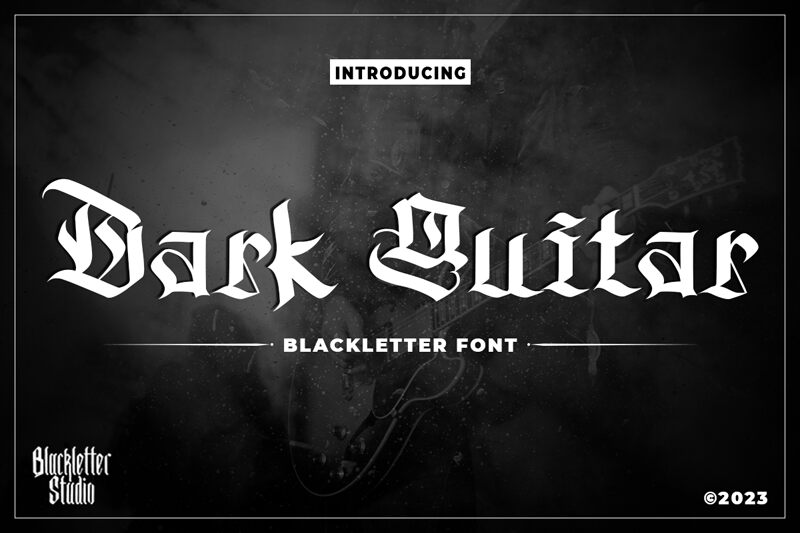 Dark Guitar Carattere