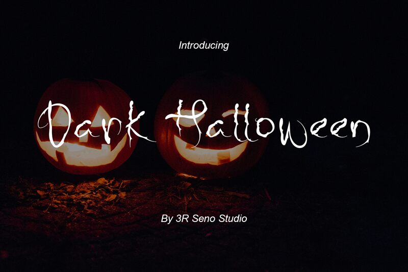 Dark Halloween Schriftart