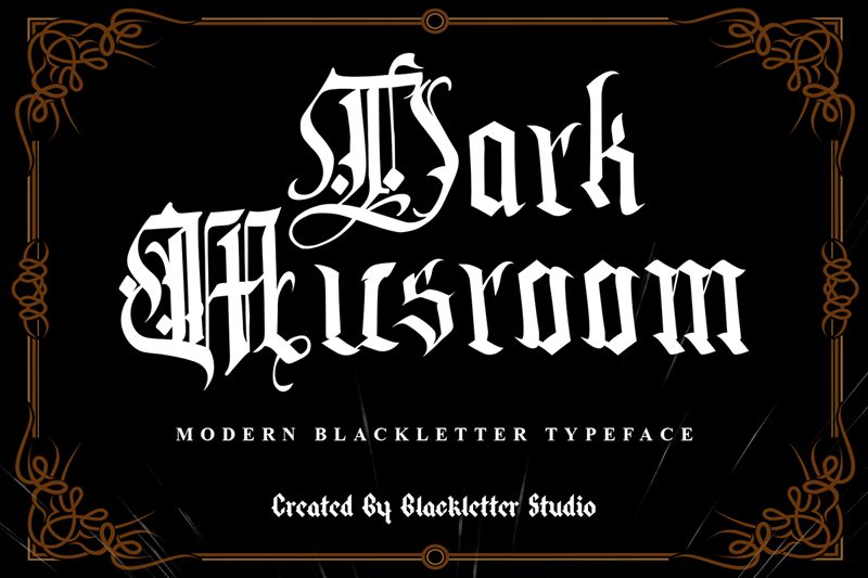 Dark Musroom font | Fonts2u.com